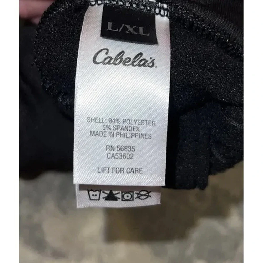Cabela's‎ Women's Black Gloves Size Large/X-Large L/X-LARGE Polyester Blend